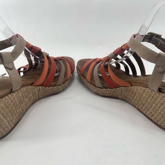 Cobb Hill by New Balance Womens Wedge Sandals 3.5" Heels Strappy Multicolor 10 - Picture 9 of 15